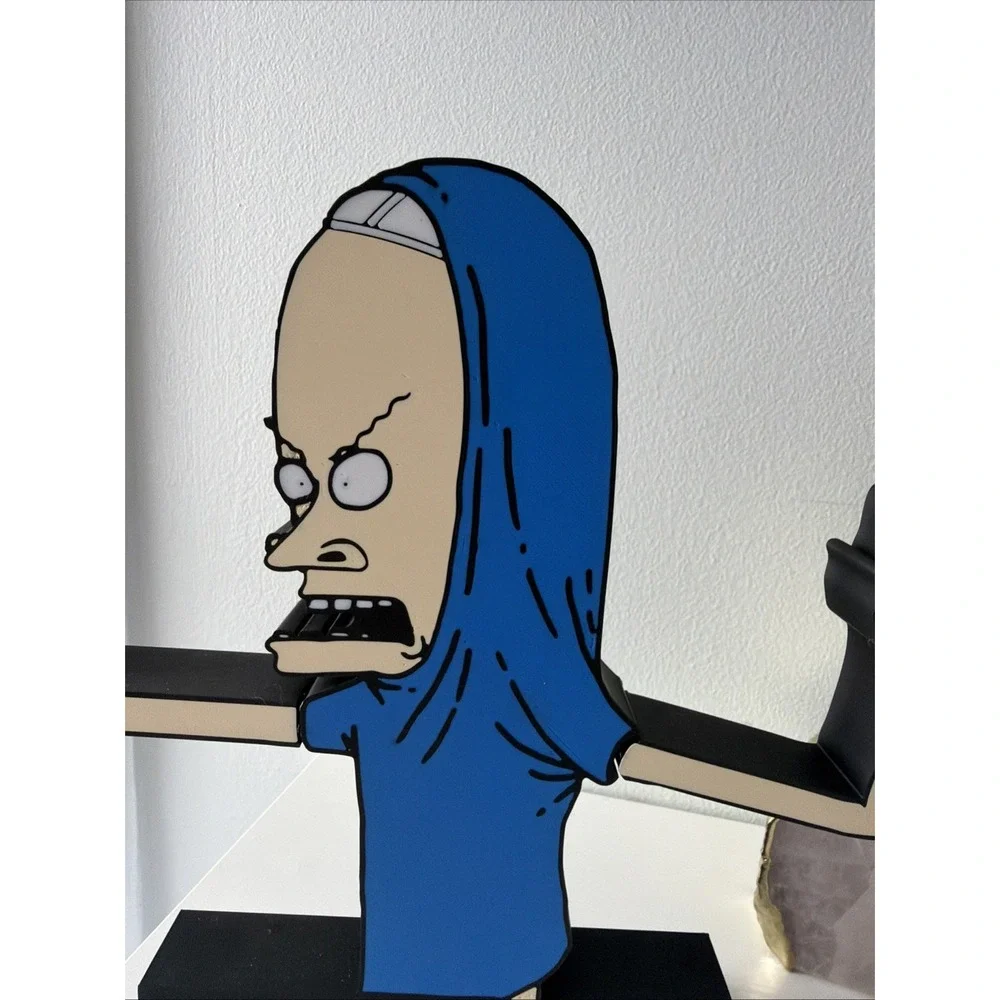 3d printed Beavis and Butt The Great Cornholio Toilet Paper Roll Holder